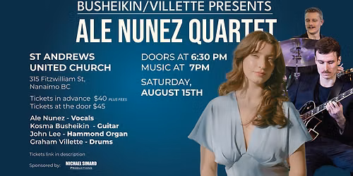 Busheikin\/Villette Present: Ale Nunez Quartet