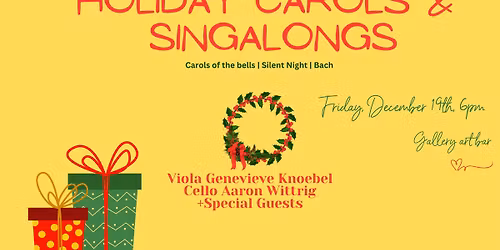 Xmas Carol SingAlongs