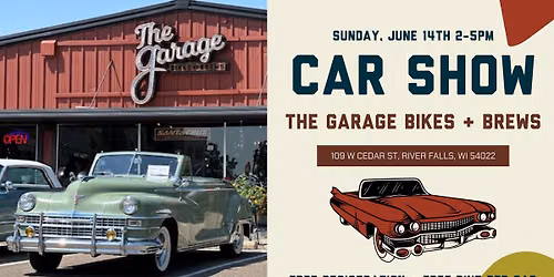 Car Show at The Garage Bikes + Brews
