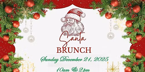 Santa Brunch at Sunset Cove Dec 21, 2025 - 10AM