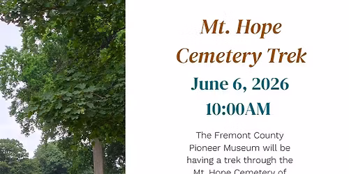 Mt. Hope Cemetery Trek