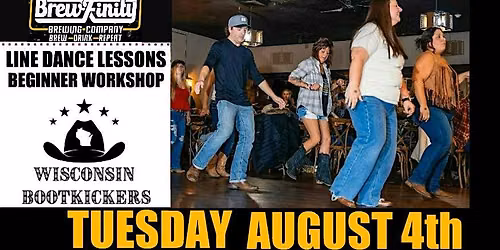 Line Dance Lessons Beginner Workshop\/Brewfinity Pewaukee\/Tuesday Aug 4th