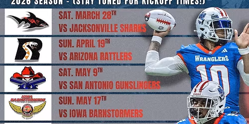 Northern Arizona Wranglers vs. Jacksonville Sharks