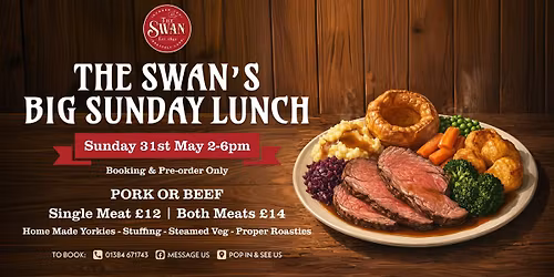 The Swans big Sunday lunch! 