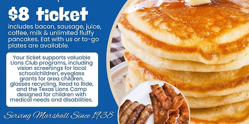 Marshall Lions Club Pancake Supper