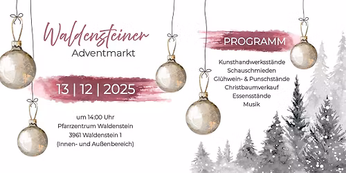 Waldensteiner Adventmarkt 🎄