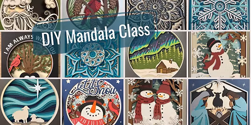 SOLD OUT - Let It Snow! DIY Mandala Workshop - Saturday November 8th 10:30am