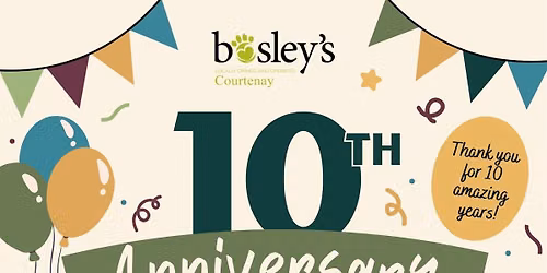 Courtenay Bosley's 10th Anniversary