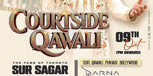 VIRGINIA'S COURTSIDE QAWALI FT. SURSAGAR @DARNA LOUNGE
