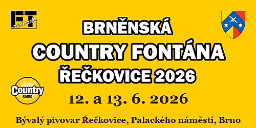 Brn\u011bnsk\u00e1 Country font\u00e1na \u0158e\u010dkovice 2026