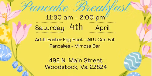 Easter Pancake Breakfast