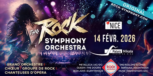 THE ROCK SYMPHONY ORCHESTRA \u2022 14 F\u00c9VRIER 2026