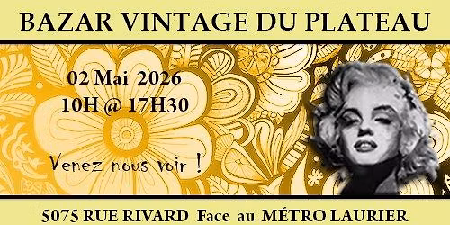 Bazar Vintage du Plateau