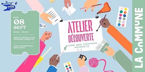 ATELIER D\u00c9COUVERTE \u2013 CR\u00c9E TON PROPRE MAGNET \u2728