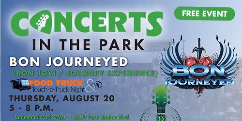 Concert in the Park - Featuring Food Truck & Touch-a-Truck Night