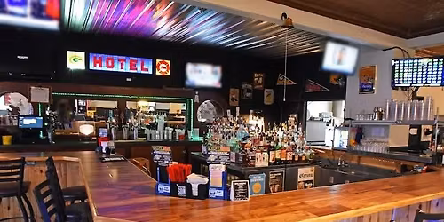 It's Music Bingo Night at Wayland Hotel & Bar (in Wayland, MI)!