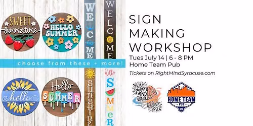 Sign Making Workshop