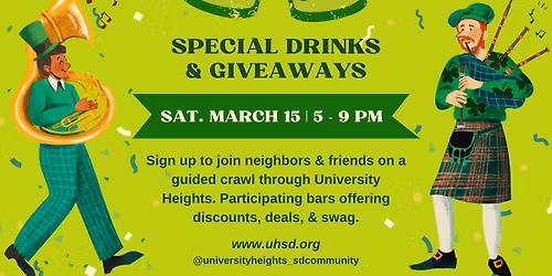 University Heights St. Patrick\u2019s Day Pub Crawl