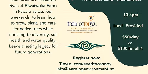 Seed to Canopy: Workshop Series