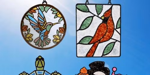 Crushed Glass & Resin Suncatcher Workshop