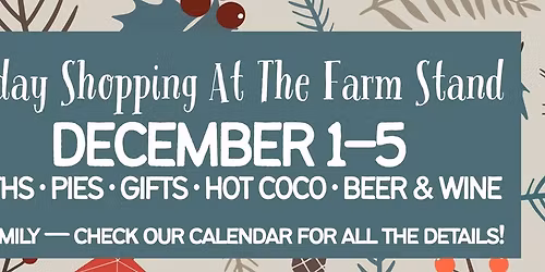 Holiday Shopping at the Farm Stand