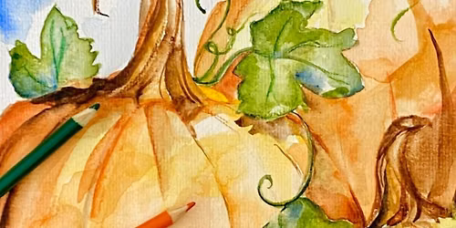 Pumpkins: Next Level Watercolor Workshop at the Botanical Gardens
