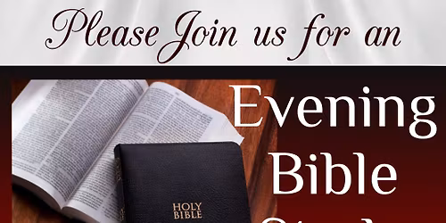 Wednesday Evening Bible Study