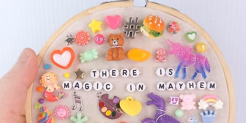 Teen Thursday: Tiny Treasures Hoop Art