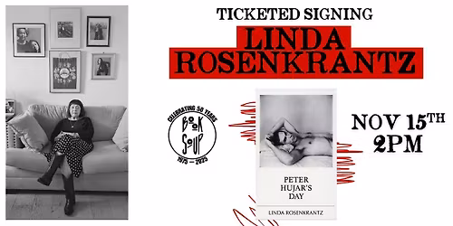 Linda Rosenkrantz signs Peter Hujar's Day