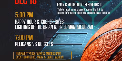 Chanukah at the Pelicans