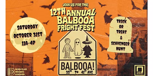 12th Annual BalBOOa Fright Fest!