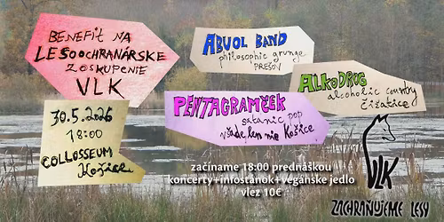 Benefit pre VLKa - ABUOL BAND, ALKODROG, PENTAGRAM\u010cEK