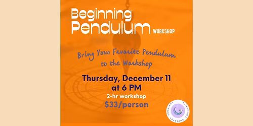 Beginning Pendulum Workshop with Mels Magic