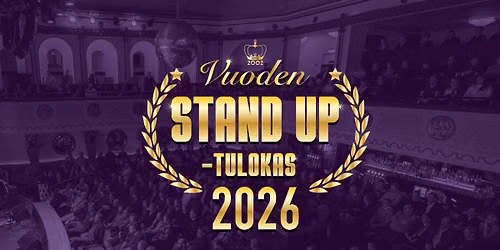 Vuoden 2026 Stand up -tulokas -kilpailu