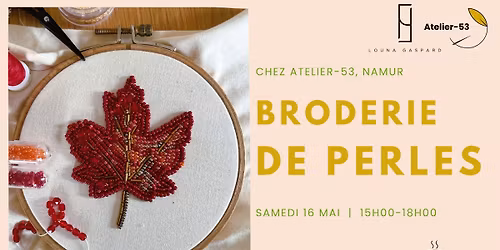 Atelier | Broderie de perles