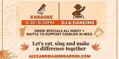 Pints for a Purpose: Friendsgiving at Alexandria Bier Garden