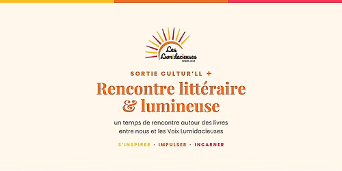 Rencontre litt\u00e9raire & lumineuse avec Cyrielle Hariel
