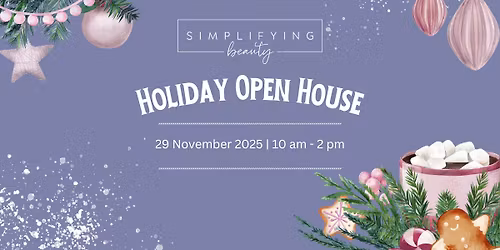 Small Business Saturday Holiday Open House at Simplifying Beauty