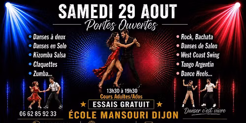 PORTES OUVERTES : visites des locaux, renseignements, initiations gratuites !