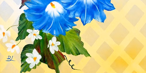 Morning Glory Oil Painting Class
