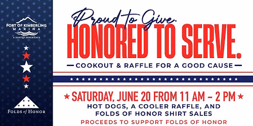 Folds of Honor at POK