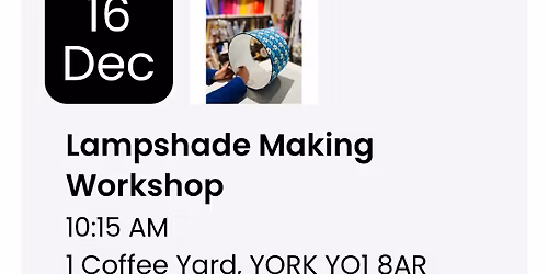 Lampshade Making Workshop