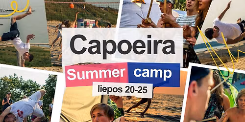 Capoeira vasaros stovykla Nidoje 2026