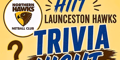 2026 Hiit Launceston Hawks Trivia night