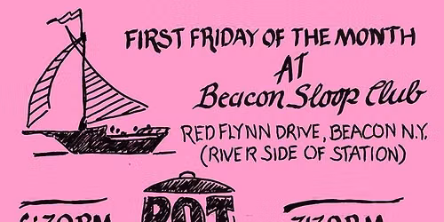 First Friday of the month, Pot Luck, Meeting, Music