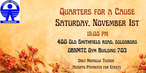 Quarters for a Cause November Event