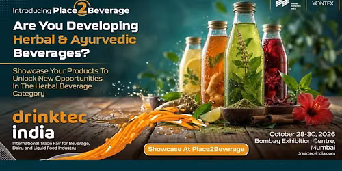 drinktec India 2026 — event poster