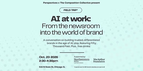 AI at work: A field trip from the newsroom into the world of brand