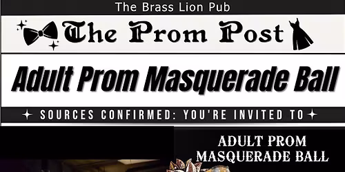 Adult Prom Masquerade Ball
