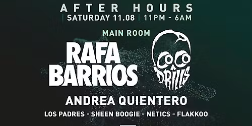 AFTER HOURS| SATURDAY